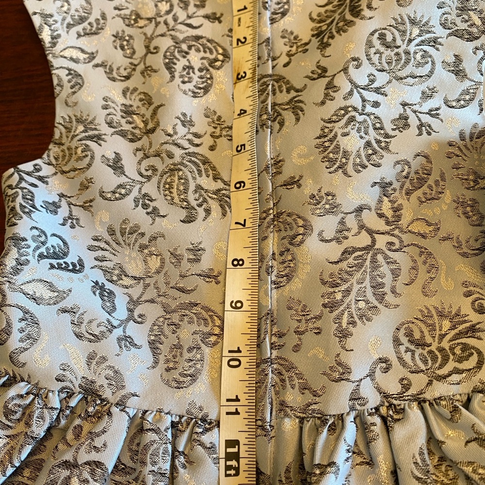 Bonnie Jean Blue and Silver Girl’s Dress - Picture 6 of 8